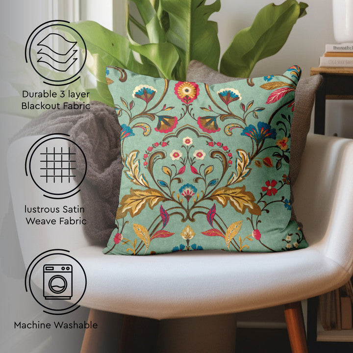 Blackout Polyester T1 Timeless Cushion Cover (Pack of 2)