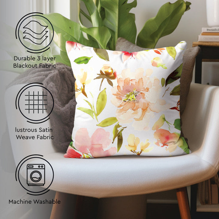 Blackout Polyester F1 Sunshine Cushion Cover (Pack of 2)