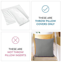 cotton throw cushion covers