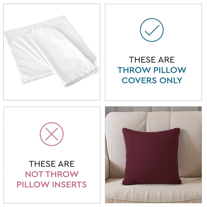 cotton throw cushion covers