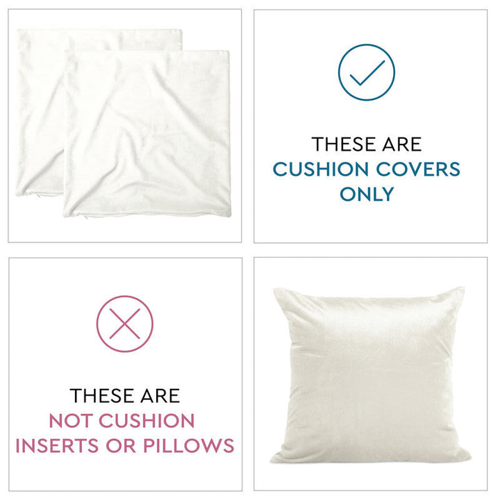 velvet throw cushion covers