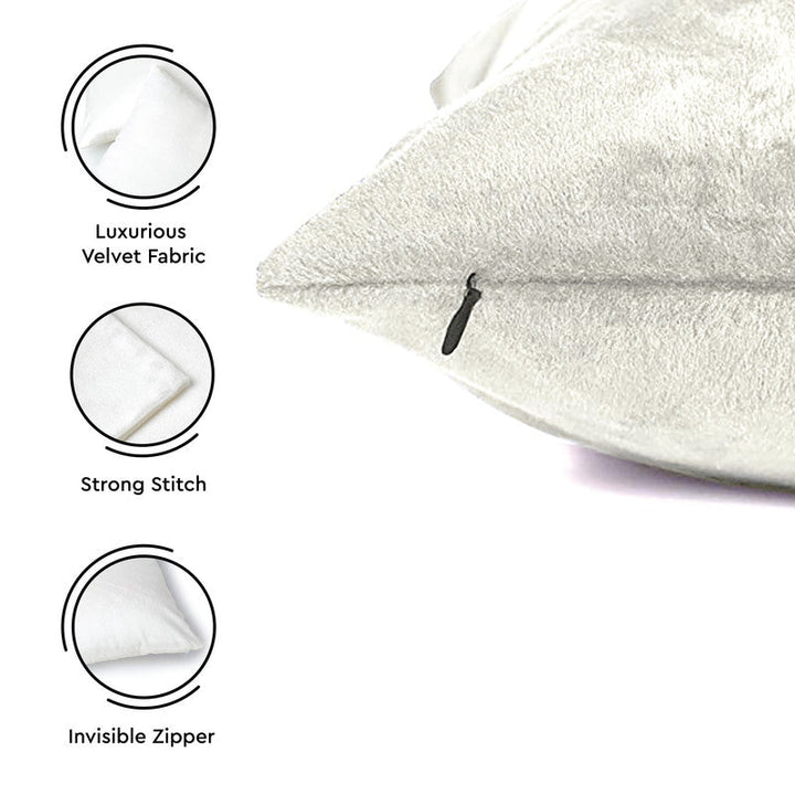 velvet throw cushion covers