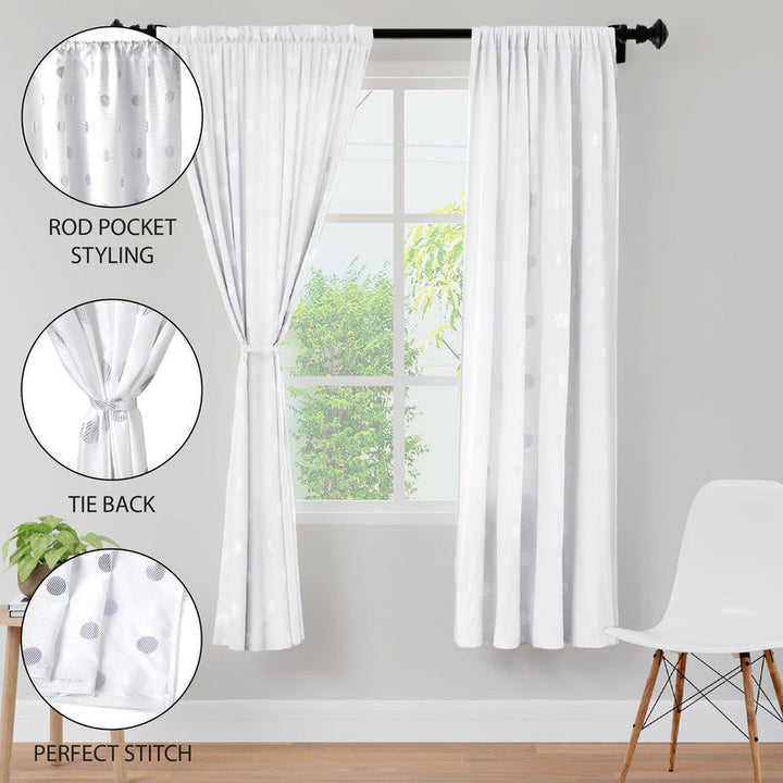 polyester window curtains