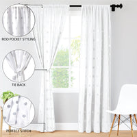 polyester long door curtains