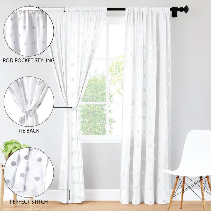 polyester long door curtains