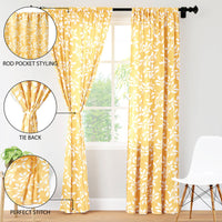 polyester long door curtains