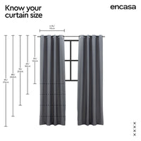 polyester long door curtain