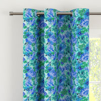 blackout polyester long door curtains