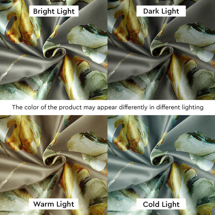 blackout polyester long door curtains