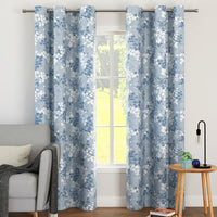 blackout polyester long door curtains