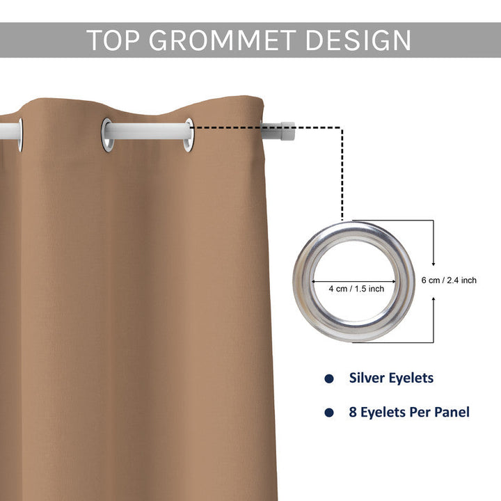 cotton long door curtain