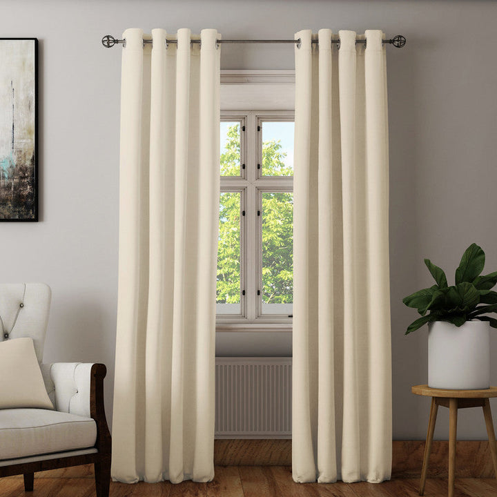 cotton long door curtain