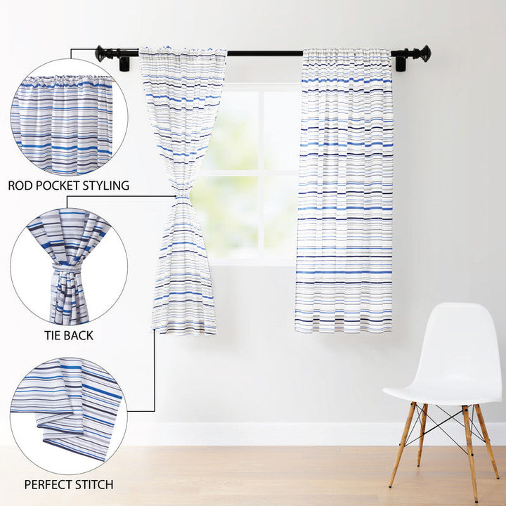 polyester window curtains