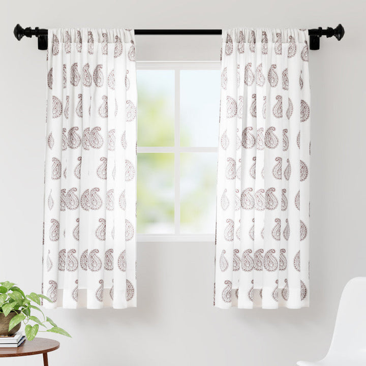 polyester window curtains