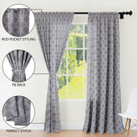 polyester long door curtains