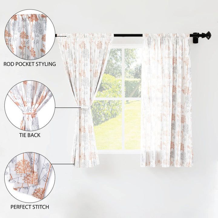 polyester window curtains
