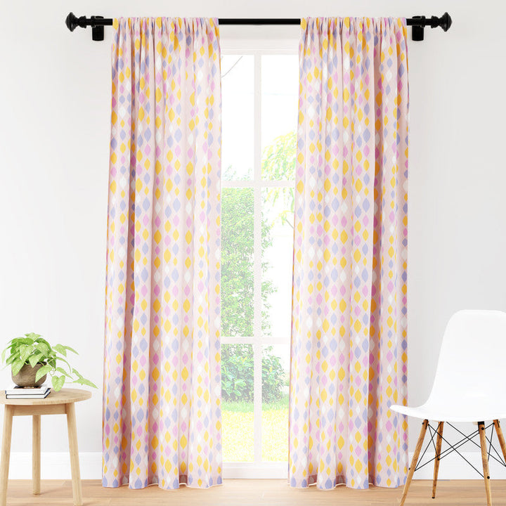 polyester long door curtains