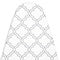 Cotton White Tiles Ironing Board Cover (Pack of 1)