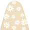 Cotton Daisy Beige Ironing Board Cover (Pack of 1)