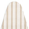 Cotton Franca Beige Stripes Ironing Board Cover (Pack of 1)