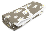 Cotton Daisy Grey Ironing Mat (Pack of 1)