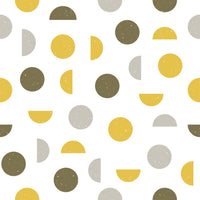 Cotton Yellow Moon Ironing Mat (Pack of 1)