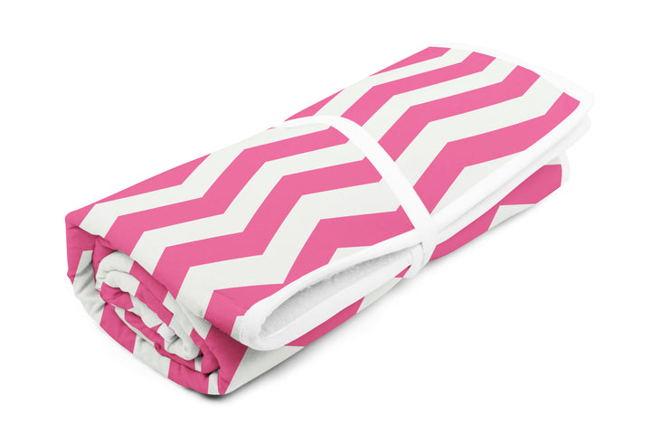 Cotton ZZ Magenta Ironing Mat (Pack of 1)