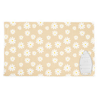 Cotton Daisy Beige Ironing Mat (Pack of 1)