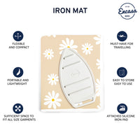 Cotton Daisy Beige Ironing Mat (Pack of 1)
