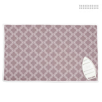 Cotton Mauve Tiles Ironing Mat (Pack of 1)