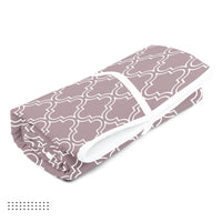 Cotton Mauve Tiles Ironing Mat (Pack of 1)