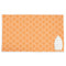Cotton Peach Tiles Ironing Mat (Pack of 1)