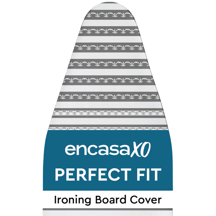 Cotton Grey Bunting Ironing Board Cover (Pack of 1)