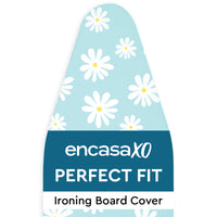 Cotton Daisy Blue Ironing Board Cover (Pack of 1)