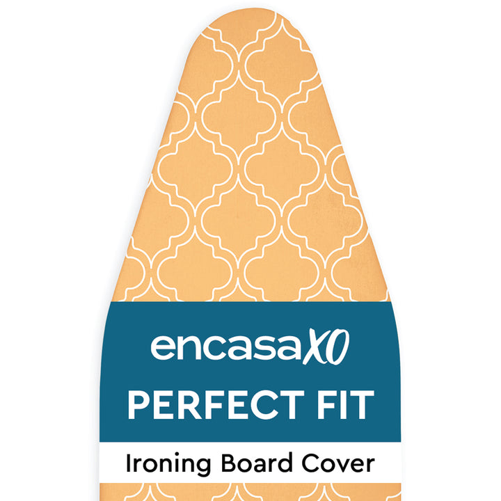 Cotton Peach Tiles Ironing Board Cover (Pack of 1)