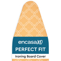 Cotton Peach Tiles Ironing Board Cover (Pack of 1)