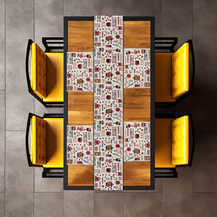 cotton table runner+placemat