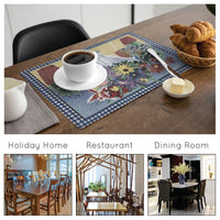 cotton table runner+placemat