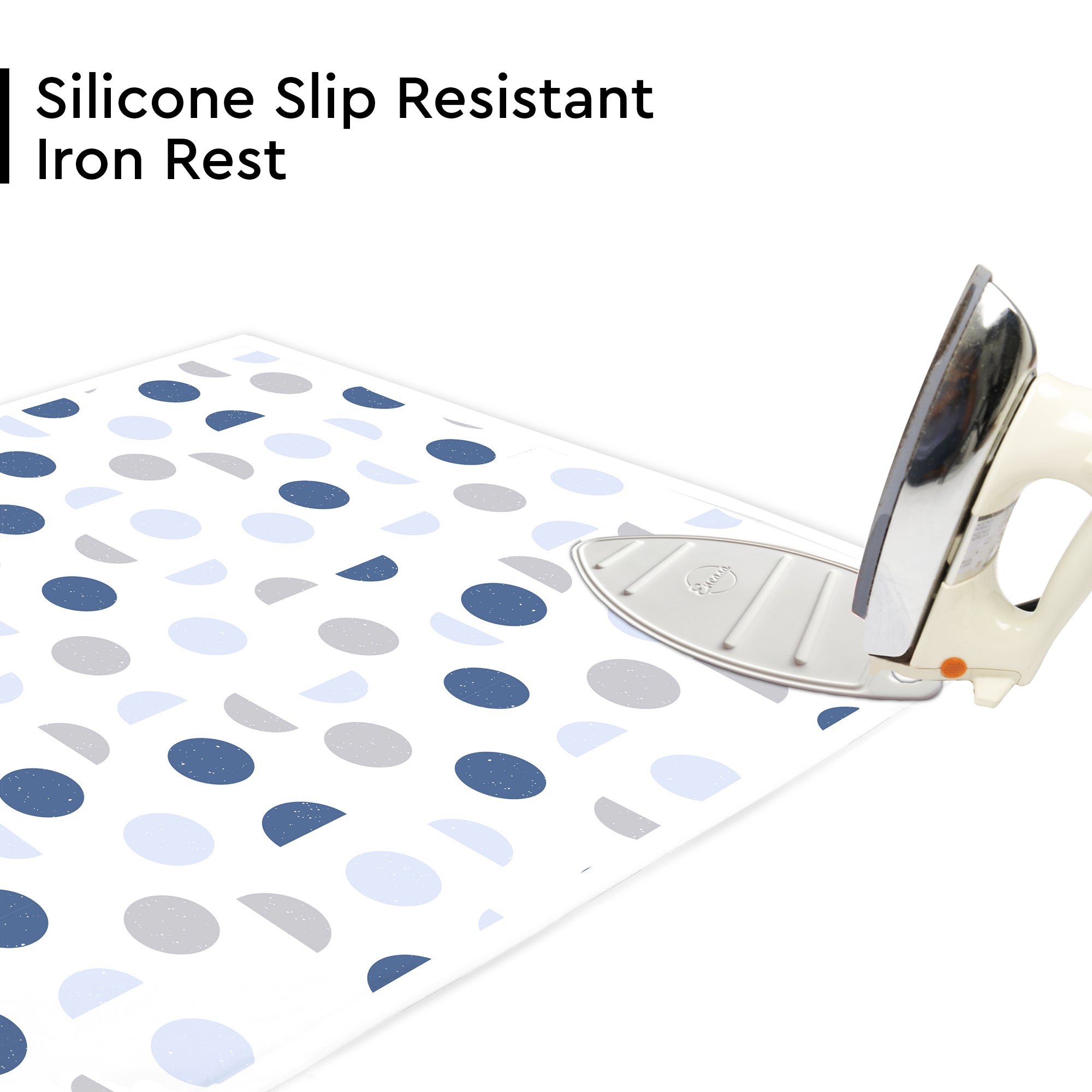 Cotton Blue Moon Ironing Mat (Pack of 1)