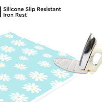 Cotton Daisy Blue Ironing Mat (Pack of 1)