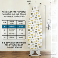Cotton Black Arrow Ironing Board Cover (Pack of 1)