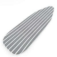 Cotton Roma Grey Stripes Ironing Board Cover (Pack of 1)