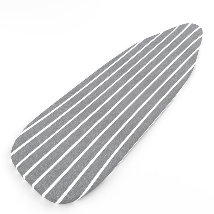 Cotton Roma Grey Stripes Ironing Board Cover (Pack of 1)