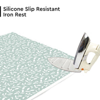 Cotton Green Leaflet Ironing Mat (Pack of 1)