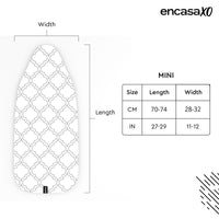 Cotton White Tiles Ironing Board Cover (Pack of 1)
