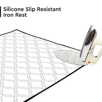 Cotton White Tiles Ironing Mat (Pack of 1)
