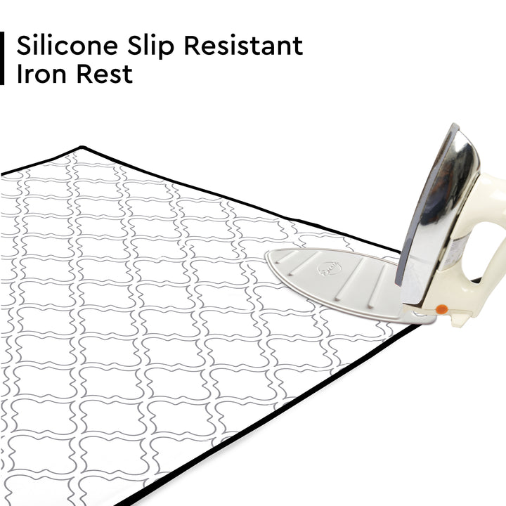 Cotton White Tiles Ironing Mat (Pack of 1)