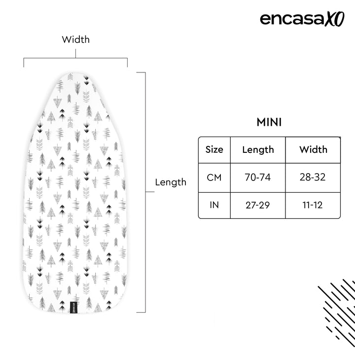 Cotton Black Arrow Ironing Board Cover (Pack of 1)