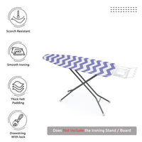 Cotton Zig Zag Peri Ironing Board Cover (Pack of 1)