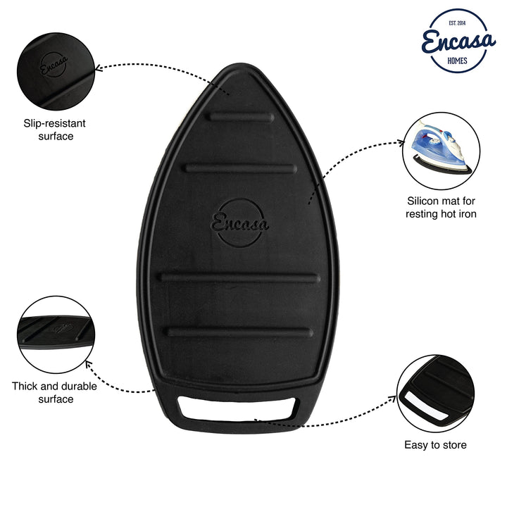 Silicone Mat Black Ironing Pad (Pack of 1)